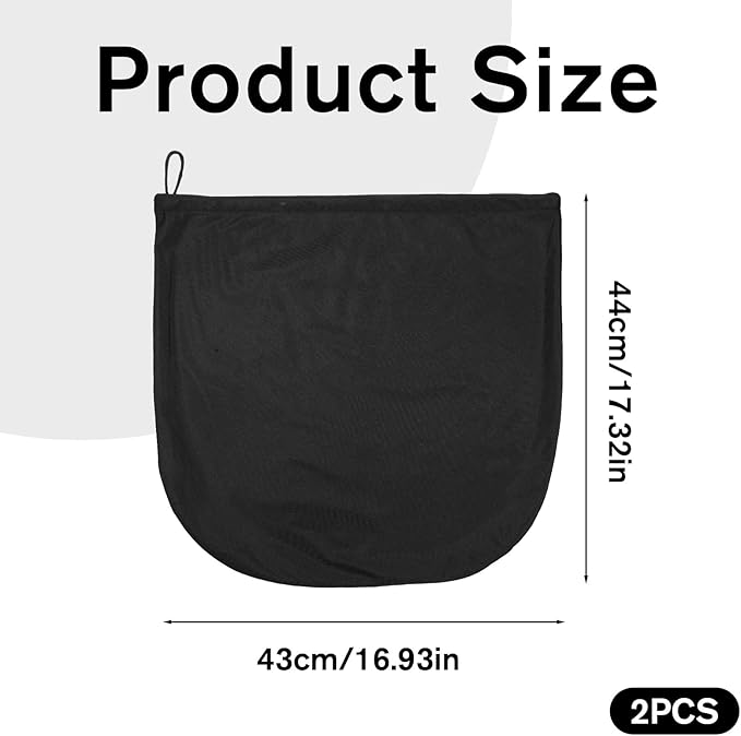 2PCS Black Helmet Bag - Lightweight Motorcycle Helmet Cover, Motorcycle Bag Accessories for Storage & Carrying, Powersports Helmets for Welding Riding Travel Skiing - Black
