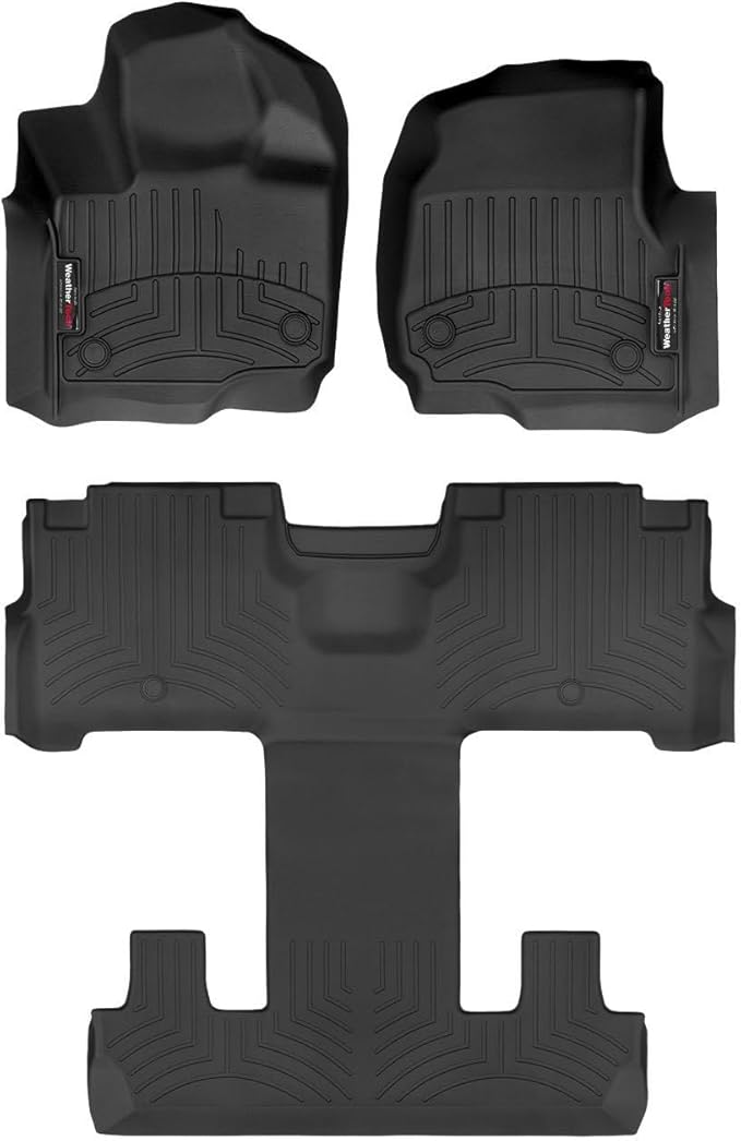 Weathertech Custom Fit FloorLiners for Ford Expedition - Full Set (441665-1-4), Black