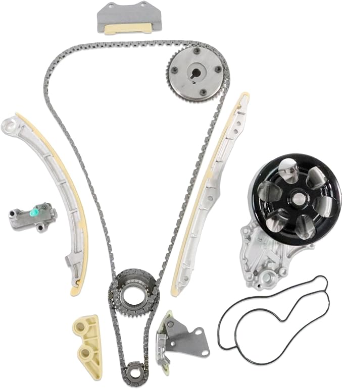 Engine Timing Chain Kit and Water Pump TS21136 G56331 G56332 Fits for 2006-2011 Civic SI 2.0L L4 DOHC "K20Z3" Aftermarket Part