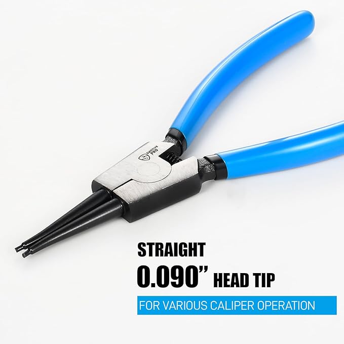 9 Inch Heavy Duty External Snap Ring Pliers – Precision Circlip Removal Tool, CR-V Steel Jaw with Anti-Slip Handle