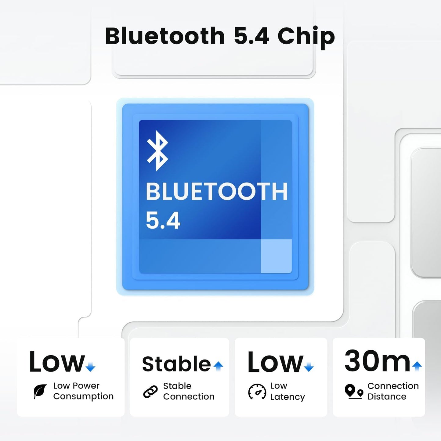 EKSA H3 Trucker Bluetooth Headset V5.4, Wireless Headphones with Mic Noise Cancelling, Mute Button & Replacement Ear Cushion, 65Hrs Driver Bluetooth Headset for Cellphone Office Work