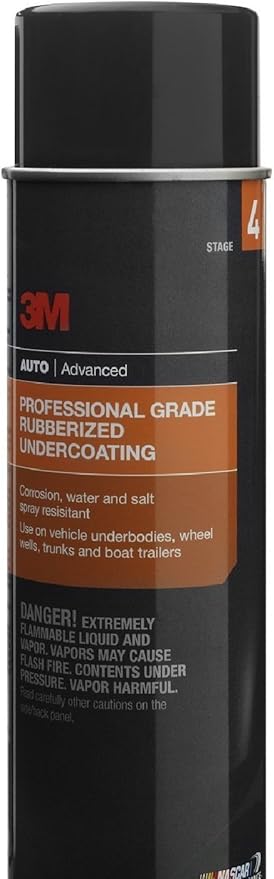 3M 3584 Professional Grade Rubberized Undercoating 8 16oz Cans