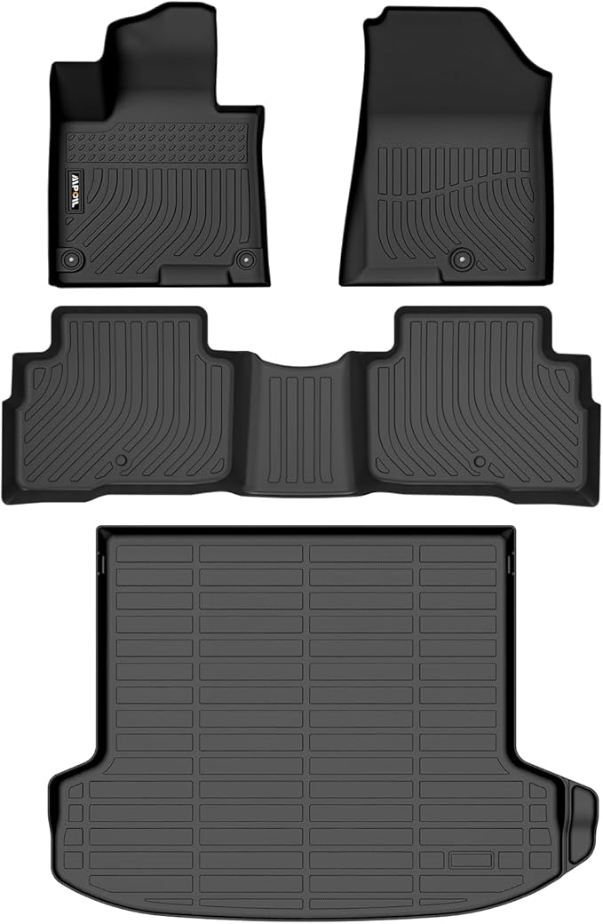 AIPOIL® Floor Mats & Cargo Liner Fit for 2026 Kia Sportage Hybrid All Weather Protection TPE Anti-Slip Automotive Full Set Custom Car Mats Accessories - Black