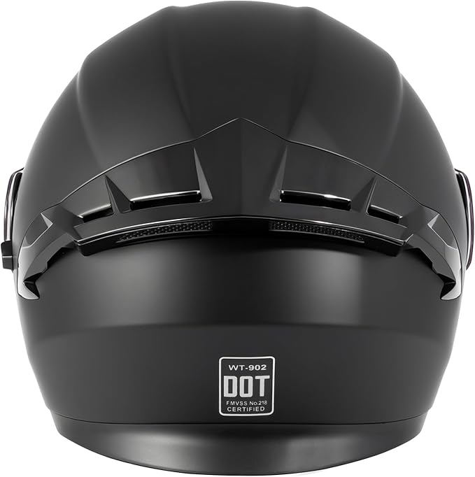 Spark Adult Flip-Up Motorcycle Helmets - DOT Certified Full Face Helmet with Dual Visor & Quick-Release Buckle, Lightweight ABS for Commuting and Touring