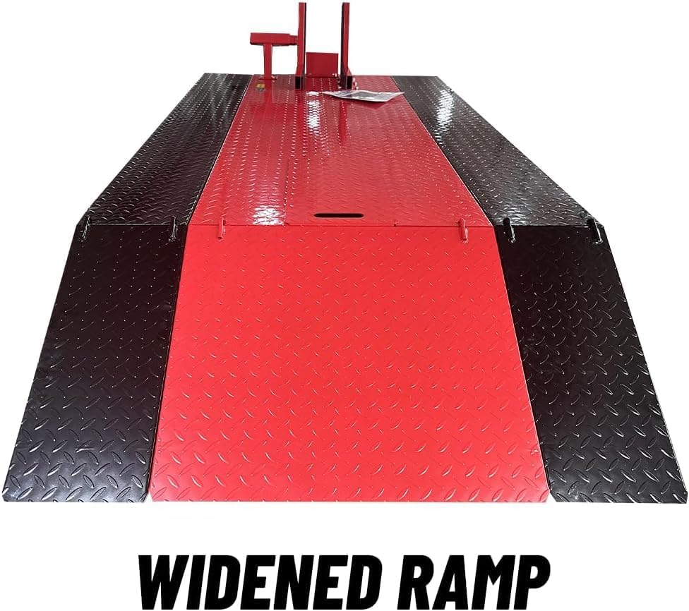 1500lbs Motorcycle Lift Side Extension Motorcycle Jack Table Pedal Hydraulic Pump Lift Table KT-Moto150