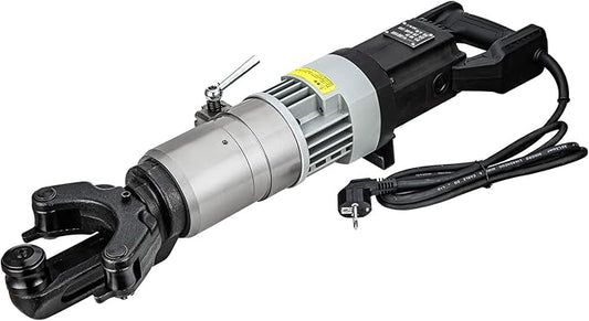 Electric Hydraulic Rebar Bender 1800W Portable Rebar Bending Machine 1 Inch #8-25mm Rebar Bending Angle 0-130 Degrees with Positioning Bolt, Fast Bending or Straightening, 110V