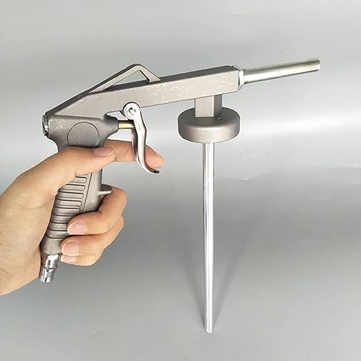 Air Undercoat Gun, Handheld Pneumatic Steel Chassis Armor Undercoating Spray Tool Pneumatic Automotive Application Sprayer for Automobile, Industry, Construction