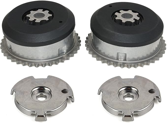 11318648732 Engine Timing Chain Kit with 2PCS Intake & Exhaust VVT Camshaft Adjuster Gear for BMW N51 N52 S55 535i X6 M4 X3 X4 X5 F10 F22 F23 328 Engine Aftermarket Parts
