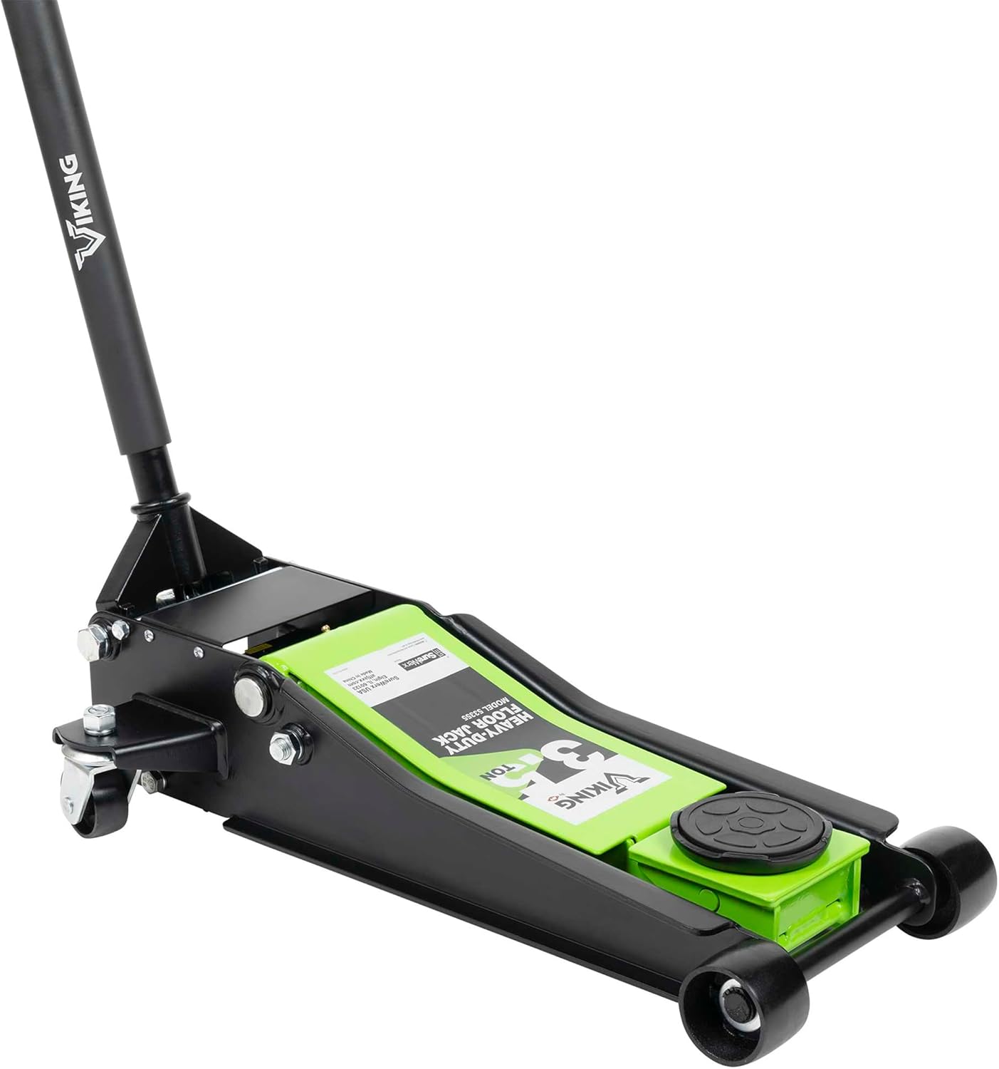AFF Viking 3.5 Ton Floor Jack - Low Profile Car Jack with Lightning Lift Hydraulic - Heavy Duty