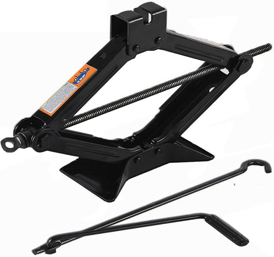 Scissor Jack for Car-2.0Ton(4409lbs) 丨Car Jack Kit-Tire Jack丨Portable,丨deal for SUV and Auto-with Crank Handle丨Heavy Duty Material,Black
