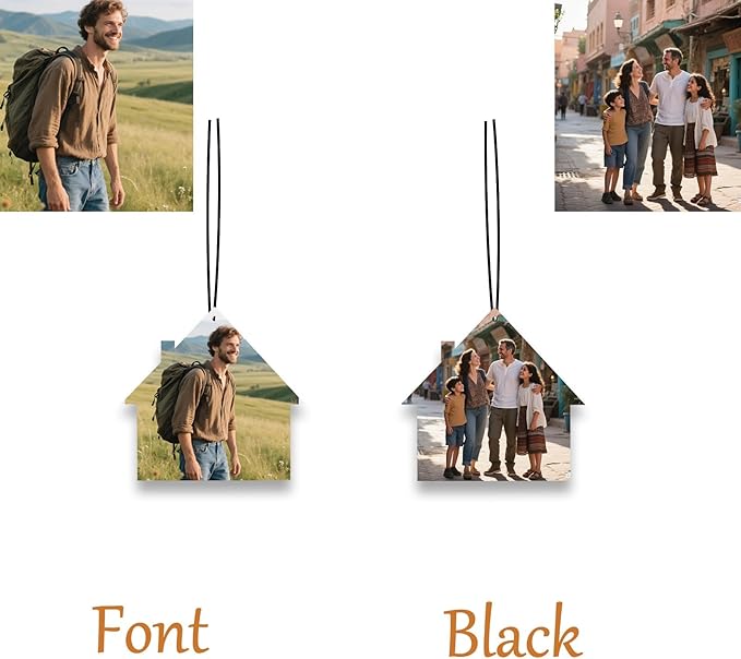 Custom Air fresheners with Picture,Personalized Air Freshener for Car,Cute Hanging Car Air Fresheners for Women,Double-sided Photo Printing Hanging Car Scents 30 scents available