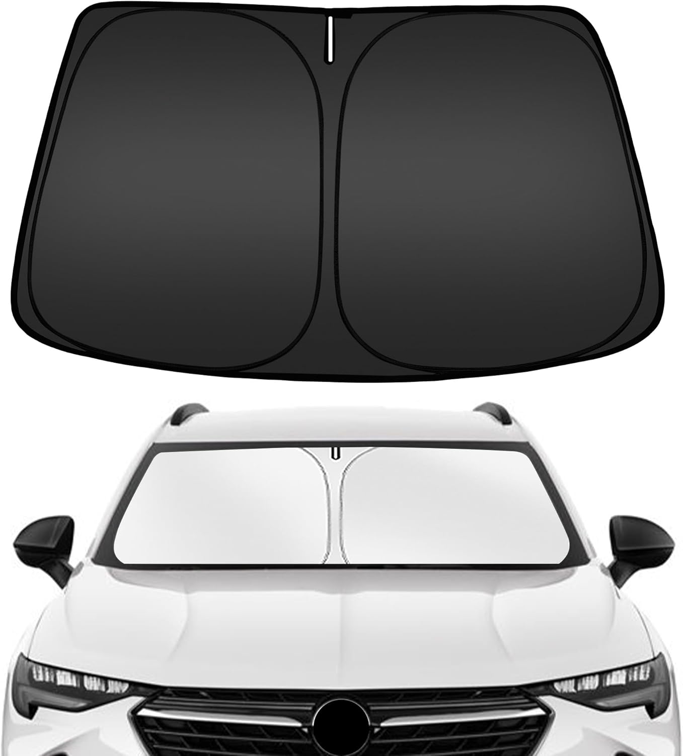 ARISMOTOR Windshield Sun Shade for Buick Envision 2021-2025 2026, Custom Fit Foldable Front Window Sunshade Sun Visor Protector, Block UV Rays Keep Your Car Cooler