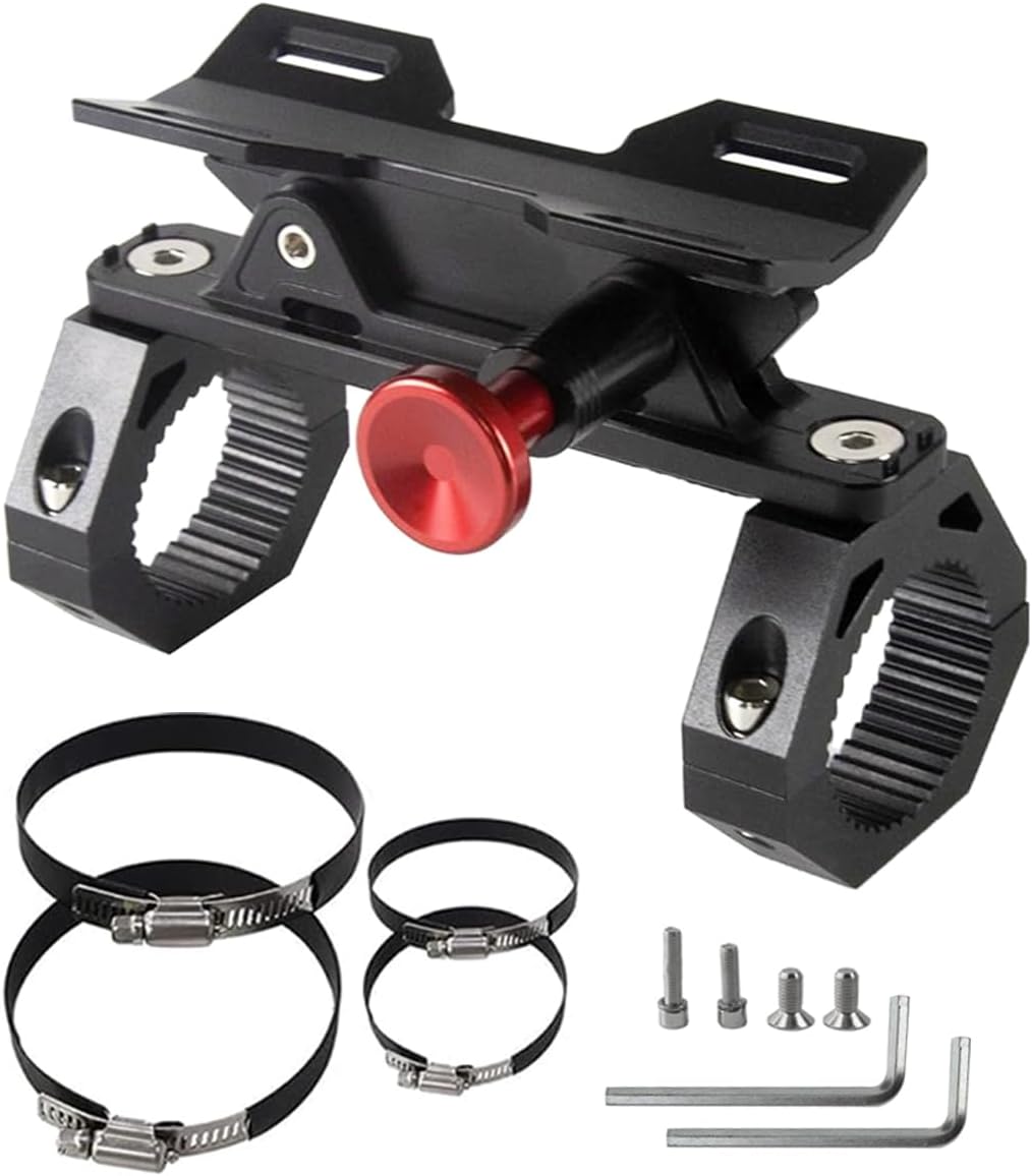 UTV Fire Extinguisher Mount Kit - Adjustable Quick Release Roll Bar Car Fire Extinguisher Bracket Holder for 1.75-2in Roll Bar ATV UTV Polaris RZR SXS Ranger Camper Jeep Can-Am Durable Aluminum Alloy
