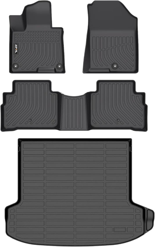 AIPOIL® Floor Mats & Cargo Liner Fit for 2026 Kia Sportage All Weather Protection TPE Anti-Slip Automotive Full Set Custom Car Mats Accessories - Black