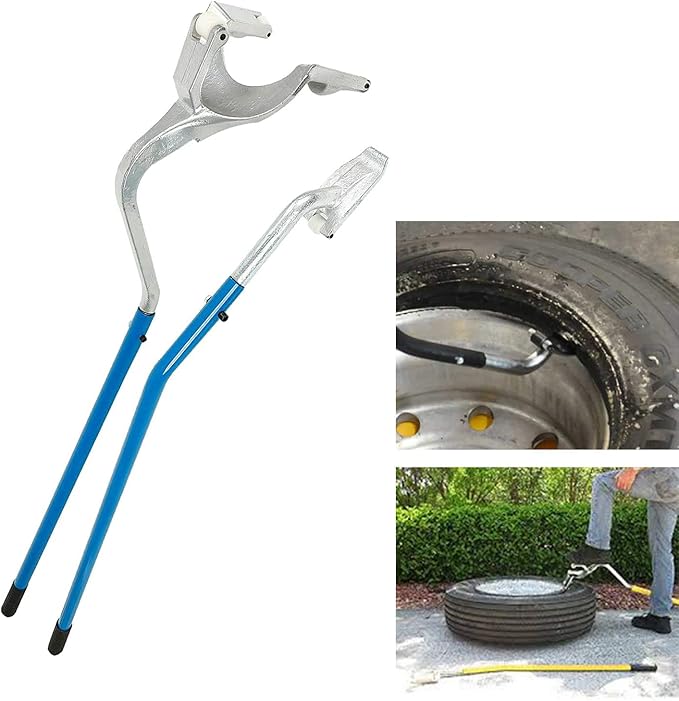 BLACKHORSE-RACING 22.5" to 24.5" Tire Changer Mount Demount Removal Tool Tubeless Truck Extra Bead Keeper Blue