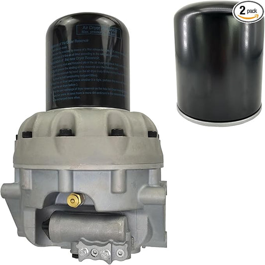 4324711010 Air Dryer System Saver 1200 Plus with Desiccant Cartridge Kit Fit for Wabco Freightliner Kenworth Mack Meritor Navistar Peterbilt Volvo Trucks