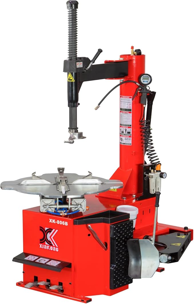 XK-806B-70D Tire Changer Wheel Balancer Machine Combo Rim Clamp 14-28 Inches 2.0 Horsepower