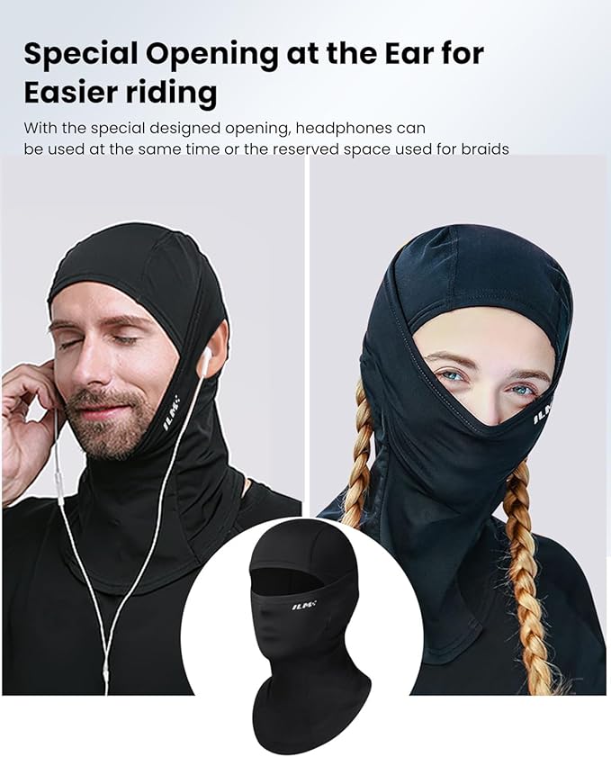 ILM Motorcycle Balaclava Face Mask Adult Youth for Ski Model FM01