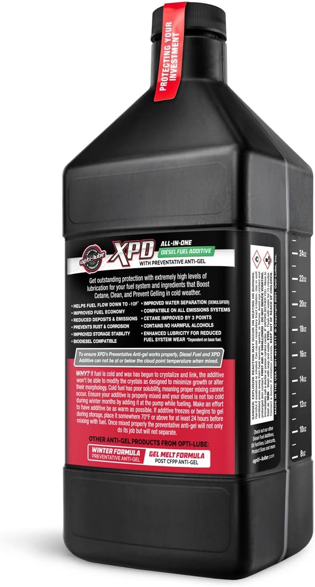 Opti-Lube XPD All-Season Diesel Fuel Additive - Quarts (6 Quarts (Treats 768 Gallons))