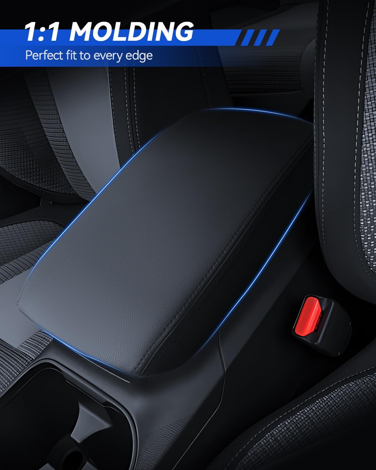 Armrest Cover for Hynudai Tucson 2022 2023 2024 Accessories Center Console Middle Lid Pad Protector for Car Elbow Rest