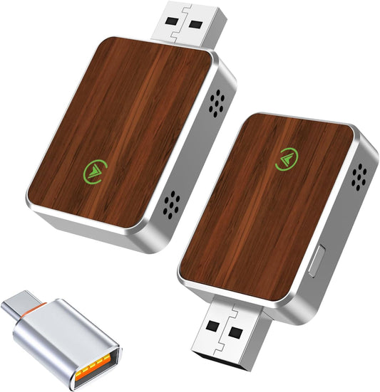 Wireless Carplay Adapter for iPhone & Android Auto 2-in-1, Convert Factory Wired to Wireless Carplay Dongle, Plug & Play Carplay Wireless Adapter for iPhone iOS 10