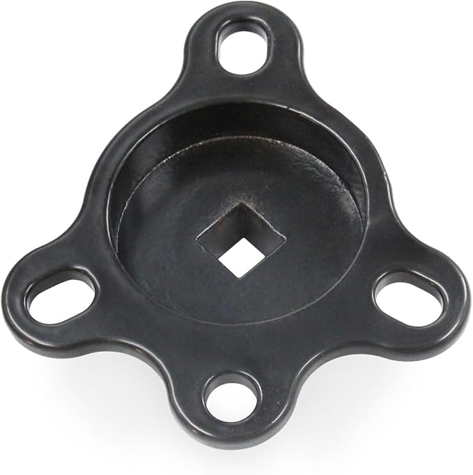 Crankshaft Turning Tool Engine Rotation Adapter Tool Compatible with Chevy Ford V8 Engines Black