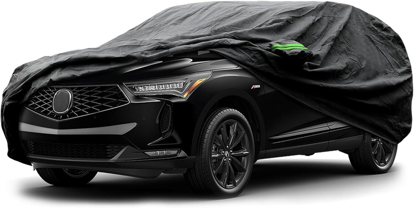 Proadsy 2025 Upgrade Car Cover Custom Fit for Acura RDX 2019-2025, Waterproof All Weather for Automobiles, Full Exterior Cover Rain Snow Sun Protector Indoor Outdoor Car Cover