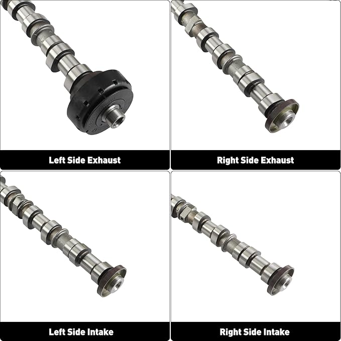 4pcs Intake & Exhaust Camshaft Set, for Dodge Grand Caravan for Journey/Charger/Challenger (2011-2014). 05184377AF, 5184377AG, 05184378AF, 5184378AG, 05184379AF, 5184379AG, 05184380AF, 5184380AG