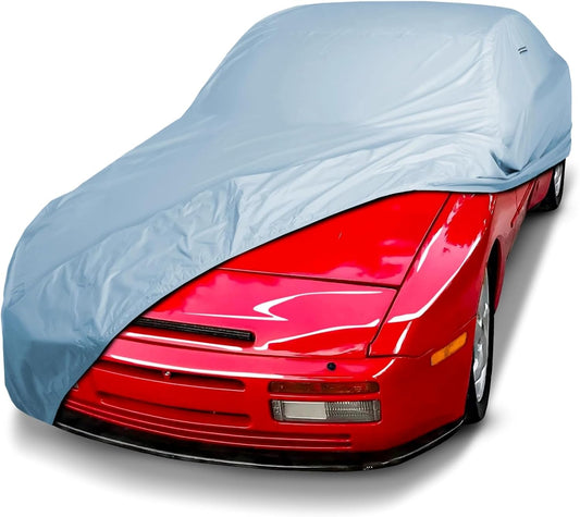 iCarCover Premium Car Cover for 1982-1991 Porsche 944 Coupe Heavy Duty Waterproof All Weather Automobiles Custom Fit Indoor Outdoor UV Snow Protection Covers with Straps and Bag