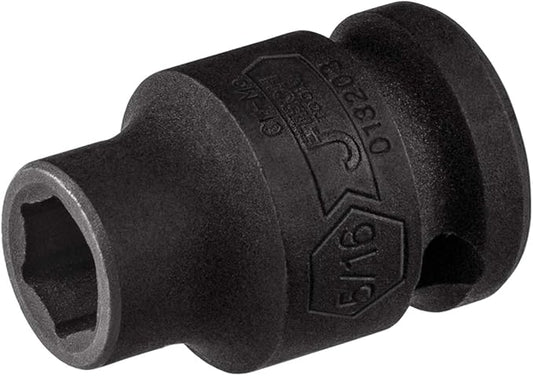 Jetech 3/8 Inch Drive 5/16 Inch Impact Socket, Made with Heat-Treated Chrome Molybdenum Alloy Steel, 6-Point Design, SAE
