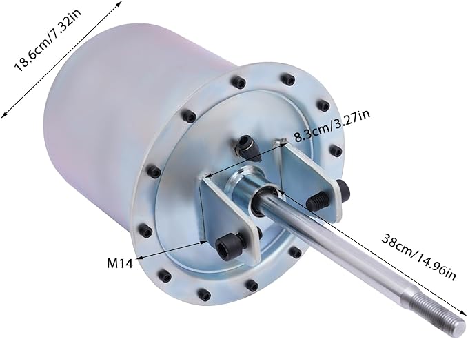 Tire Changer Machine Bead Breaker Universal 186MM,Aluminium Cylinder Fully Assembled with Long Piston Rod and Fast Inserting Interface,M14 Connection Hole for Tire Installation and Removal