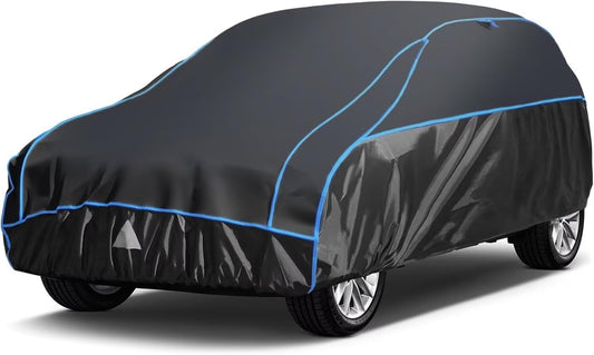 Hail Protector Car Cover for SUV, Anti Hail Car Covers Thick Multi-Layered EVA Outdoor, Hail Proof Car Cover All Weather, Hail Protection Padded Fit SUV Jeep (Length 191 to 201 inch)