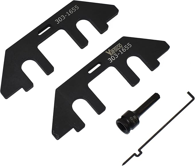 303-1655 Camshaft Holding Alignment Timing Tool, Compatible with Ford 3.5L EcoBoost Upgraded GT F-150 Expedition Lincoln Navigator, with Cylinder Head Screw Removal Socket, RT11