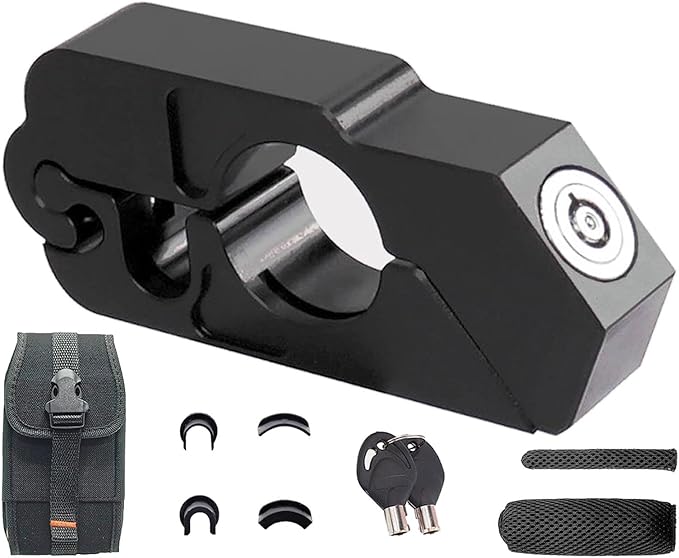 Motorcycle Throttle Lock - Heavy Duty Motorcycle Locks Anti Theft, Motorcycle Accessories for Moped Dirt Bike Scooter and ATV