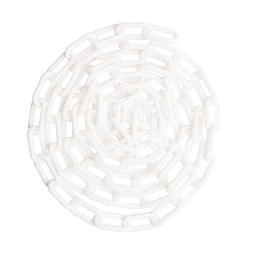 US Weight Security Chain with Plastic Chain Links Enhanced with SunShield UV-Resistant Technology, Made in the USA