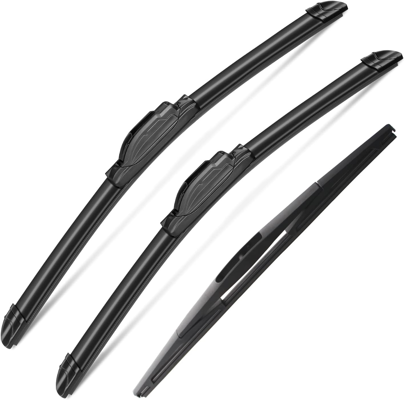 3Pcs Windshield Wiper Blades for Nissan Leaf 2011-2017, Original Equipment Automotive Replacement Windshield Wiper Blades for My Car- 26"/16"/10B" (Pack of 3) J- HOOK