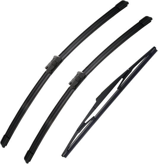 3Pcs Factory Windshield Wiper Blade for Mazda CX-5 CX-9 02/2017-2021 2022 2023, Original Equipment Windshield Wiper Blades Set for My Car- 24"/18"/14"(Set of 3)