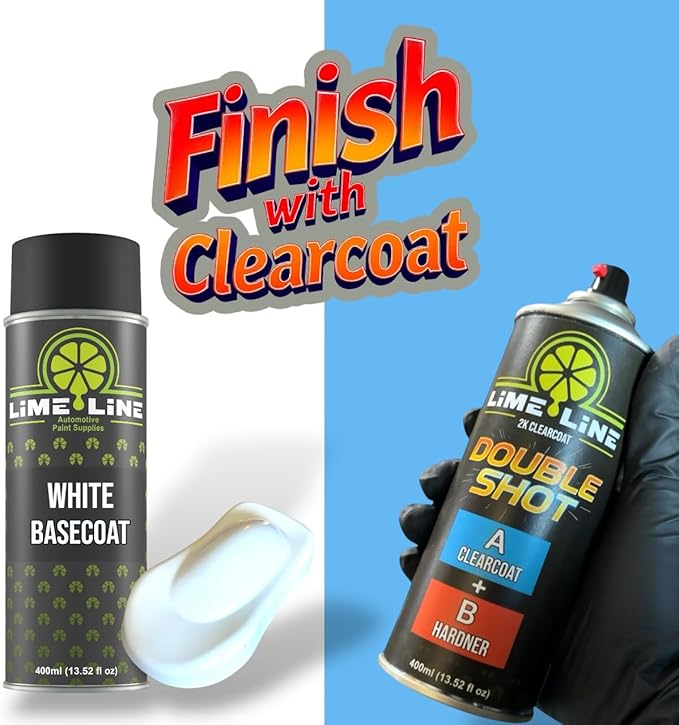 LiME LiNE Premium Automotive Basecoat Aerosol Spray Paint - Fast Drying- Custom Paint, Must Be Clearcoated! (Gold + Orange + Green)