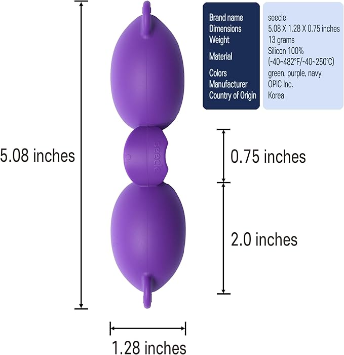 Eye Wash Cups, Remove Debris or Irritants and Feel Refreshed, Clean Both Eyes Simultaneously by just Blinking 20 Times, Made of Silicone for Safety and Flexibility. (Purple)