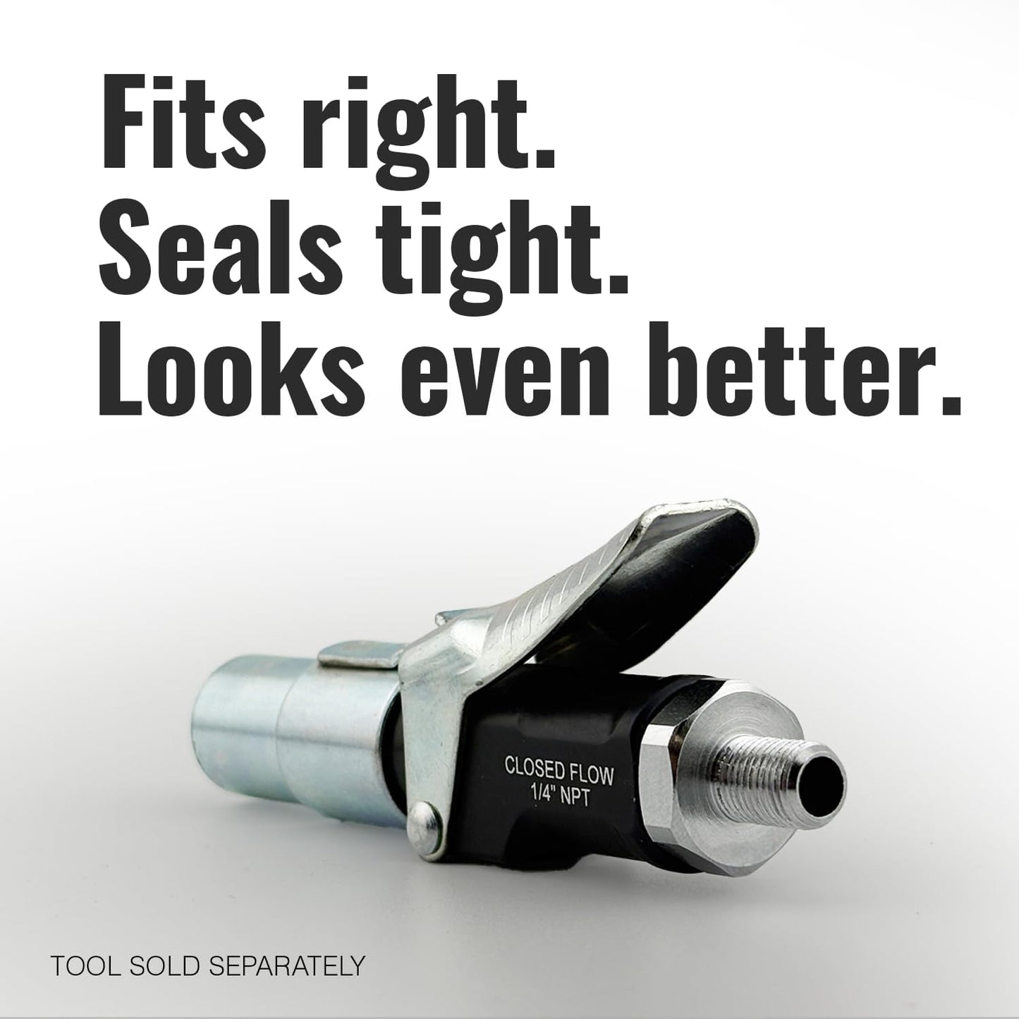 Self-Sealing Tire Inflator Adapter (2 Pack) – 1/4” NPT Male to Schrader Valve, Leak-Free O-Ring, No Tape Needed