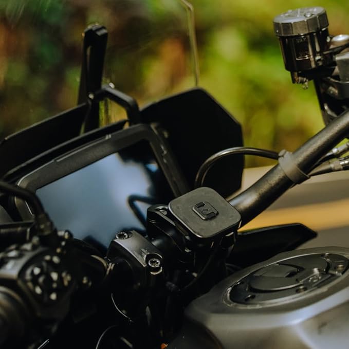 Peak Design Mobile Motorcycle Bar Phone Mount V2, Qi2 Charging, SlimLink Mounting Technology, Rigid Arm, Fits a Variety of Handlebars (7/8"-1.25" Diameter), Vibration Isolator, Motorcycle Phone Mount