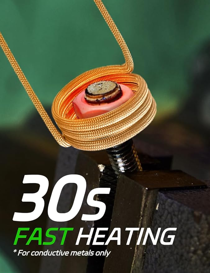 Solary Magnetic Induction Heater - Handhled Bolts Heating Removel Tool with 10 Coils and Portable Tool Box