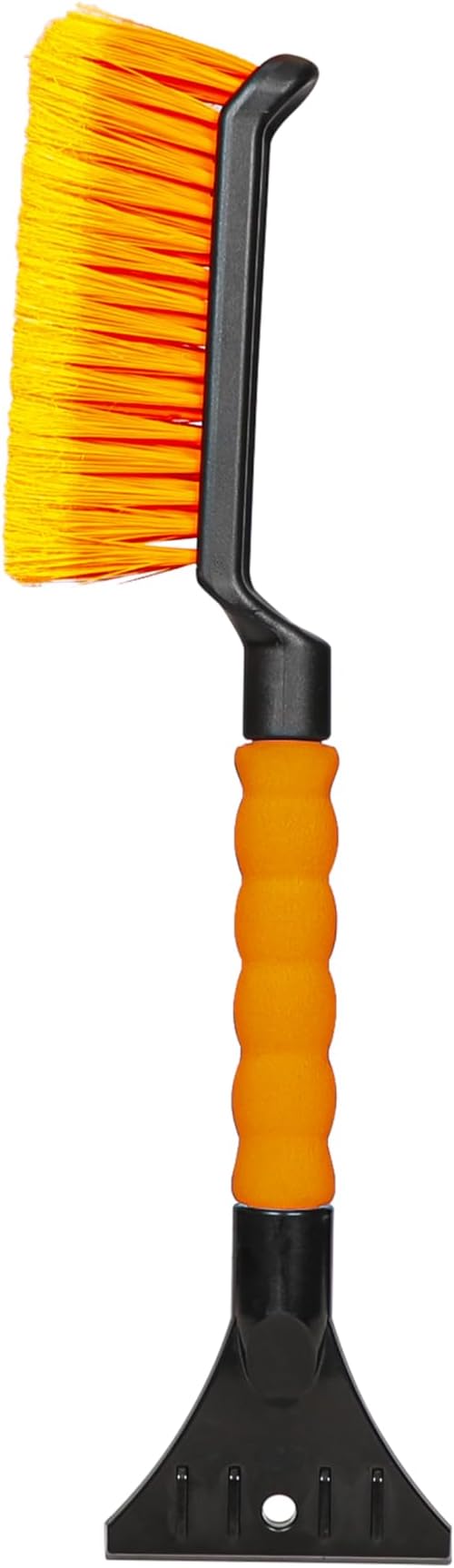 17" Snow Brush & Ice Scraper for Car Windshield | Heavy-Duty Snow Removal Tool | Small Snow Brush with Ergonomic Foam Grip | Essential Car Winter Accessory | Efficient Snow Clearing Brush
