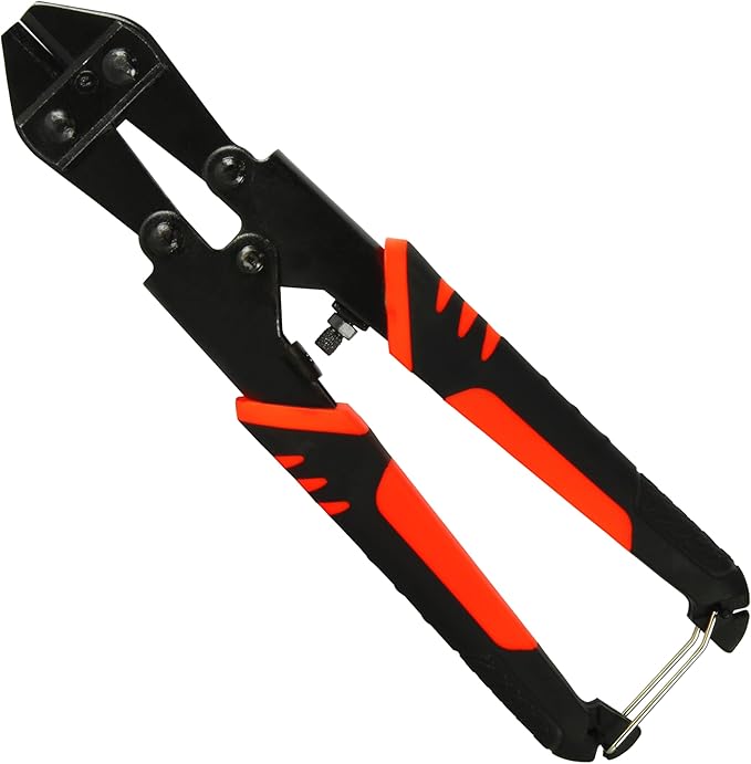 Mini Bolt Cutter,Small Heavy Duty Wire Cable Cutter with Soft Grip Anti-Slip Handle,Sharpen Cutting Edge,Wire Cutter,One Hand Operation,Small and Portable Design