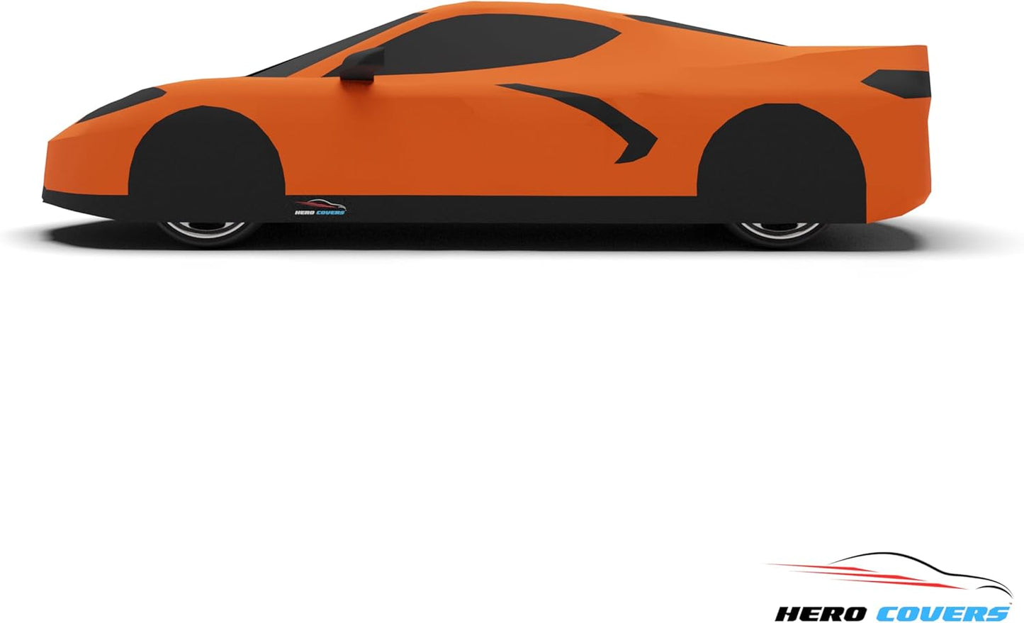 C8 Car Cover Fit for Corvette C8 Indoor and Outdoor Protection (Orange)