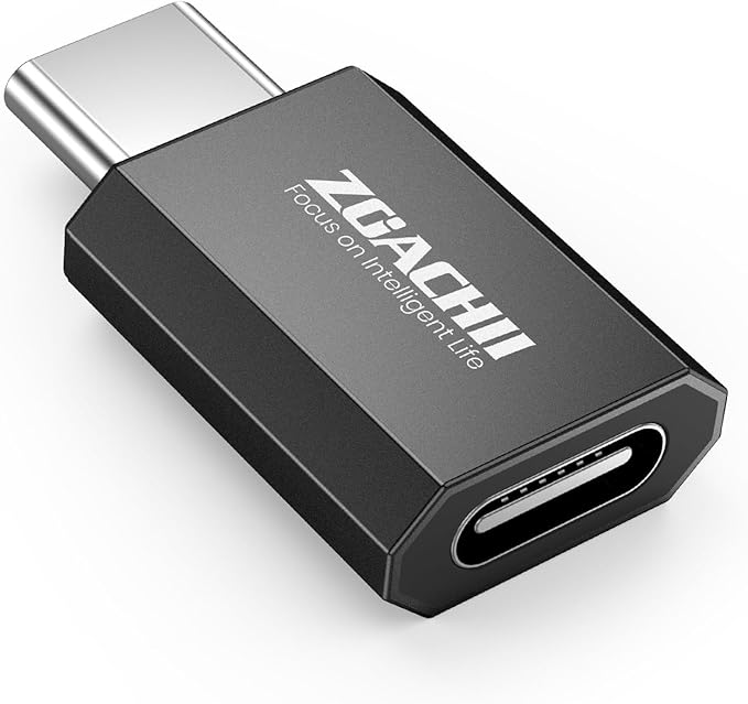 ZOACHl USB-C Motorcycle CarPlay Bluetooth 5.4 Headset Adapter with Passthrough Charging Port