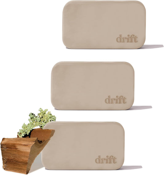 Drift Car Air Freshener - Stone Air Freshener - Car Odor Eliminator - Teak Scent Refill - Pack of 3 - NO CLIP INCLUDED