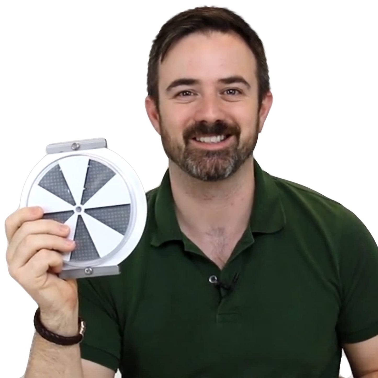 SmartSign Ice Alert Indicator Sign - 6 inch Diameter, Temperature-sensitive Mountable Roadway Reflector, Medical Grade Polycarbonate, Grey, Blue and White, Made in USA