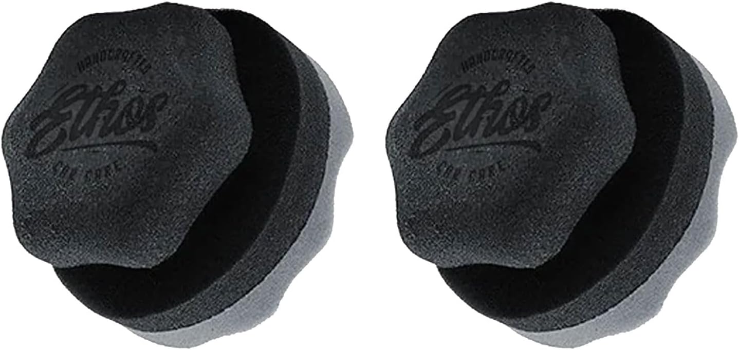 Tire Shine Applicator - Tire Shine Car Detailing Foam Sponge Tool - Tire Cleaner and Shine Tire Foam - Tire Shine Brush Car Cleaning Supplies (2 Pack)