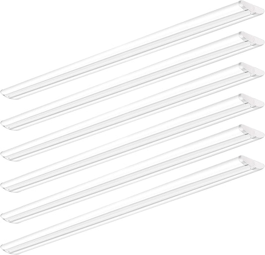 ANTLUX 8FT LED Shop Light, Ultra Slim LED Wraparound 110W [6-lamp T8 Fluorescent Equiv.], 12500LM, 6000K, Commercial 8 Foot Strip Lights, Flush Mount Garage Office Warehouse Ceiling Lighting, 6 Pack